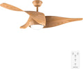 Cecotec Ventilatori da soffitto, 3 pale 132 cm, Lampada a LED 18 W, 3 tonalità, 6 velocità, Telecomando, Timer, Estate, Inverno, Design elegante