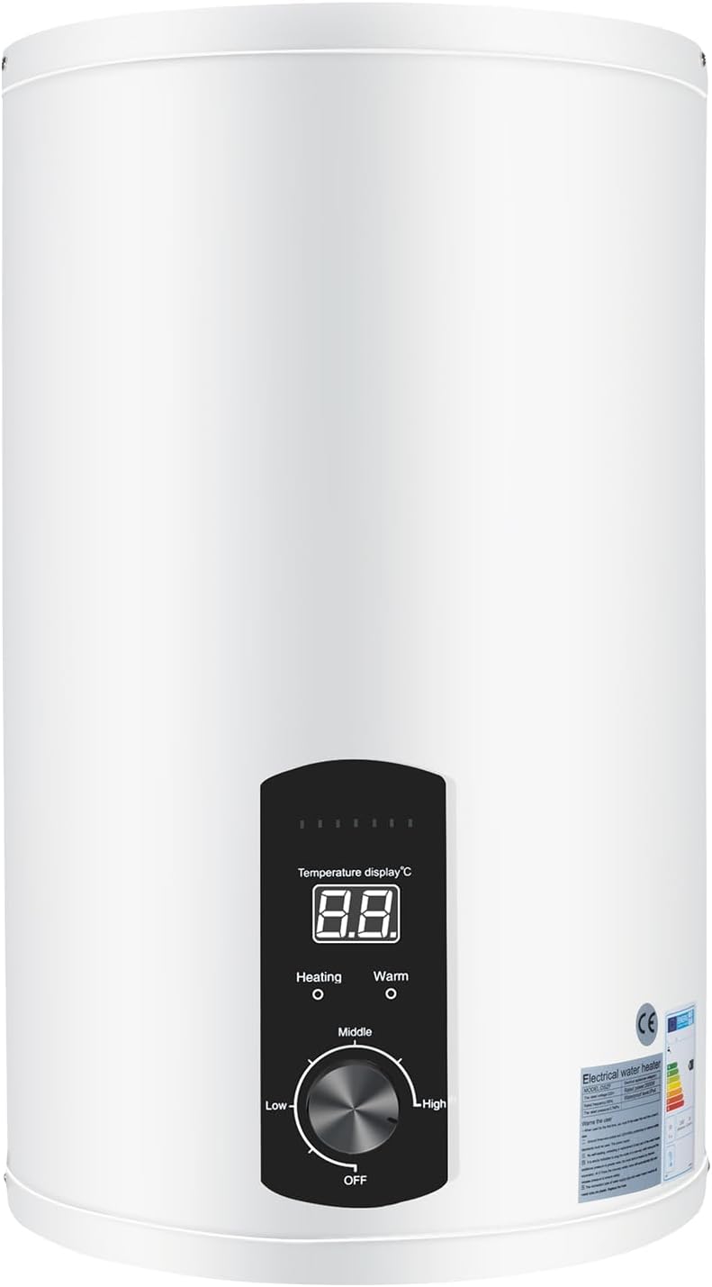 AOOUNGM Scaldabagno elettrico, 2000 W, regolabile da 220 V, Boiler Elettrico, Scaldacqua Elettrico, Scalda Acqua Istantanea, per cucina e bagno