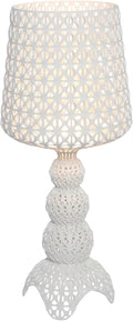 Lampade da tavolo e abat-jour, 30 x 70 cm, Mini Kabuki, Lampada da Tavolo Dimmerabile, Indoor, Bianco Coprente, Kartell