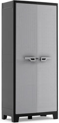 Armadio, 80 x 44 x 182 cm, da interno ed esterno, Alto Titan con Ripiani Regolabili, Keter