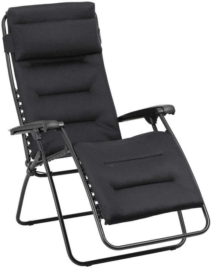 Lafuma Poltrone reclinabili, Poltrona Relax Trapuntata Zero gravità - RSX Clip, Acciaio