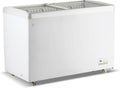 METRO Professional GICC1363 Congelatore a pozzetto, 315 L, 5 Cestelli, 4 Ruote, Vetrina, Funzione di Congelamento Rapido, Serratura