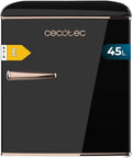 Cecotec Mini frigorifero, Classe Energetica, Icebox e Maniglia Cromata, Nero