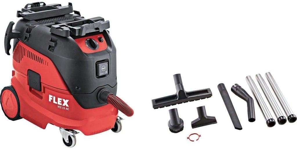 Flex Aspirapolvere a bidone e a traino, Aspiratore con pulizia filtro automatica, classe L VCE 33 LAC-Set