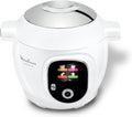 Moulinex CE854110 Pentole a pressione elettriche, 80 ricette integrate, Cookeo+ Multicooker intelligente ad alta pressione, schermo intuitivo, bianco