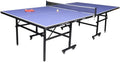 Tavoli da Ping pong, Tavolo da Ping Pong Professionale per Interni - Pieghevole da Interno con Inclinazione Unilaterale, Rete da 180 cm, TechFit T12N