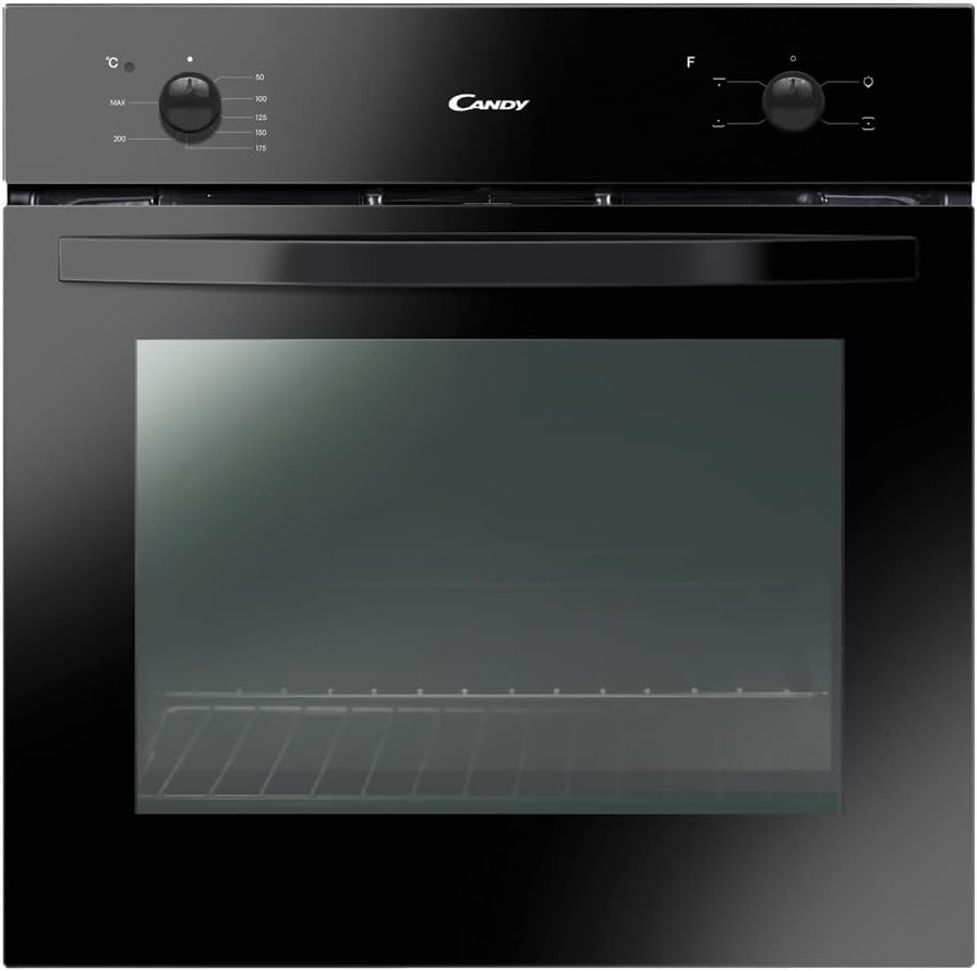 Forno da incasso, Nero, 4 Programmi, 595x595x568 mm, Classe Energetica A, CANDY FCS100N