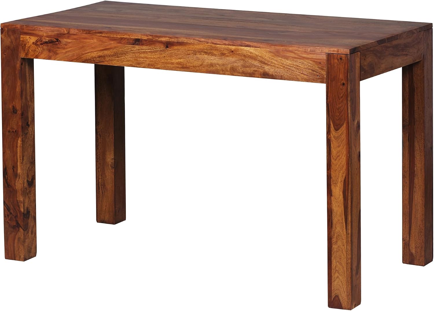 Tavoli da sala da pranzo, Tavolo da Cucina Stile Country, Tavolo da Pranzo Legno Massello Sheesham 120 x 76 x 60 cm, FineBuy