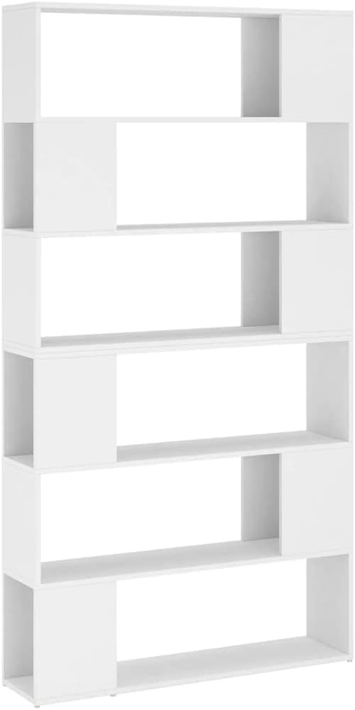vidaXL Librerie, Libreria, Divisorio Stanza Bianco 100x24x188 cm