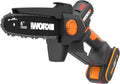 WORX WG327E Motosega, motore brushless, leggero e cura degli arbusti), Mini a batteria 20 V, cambio e tensione senza attrezzi