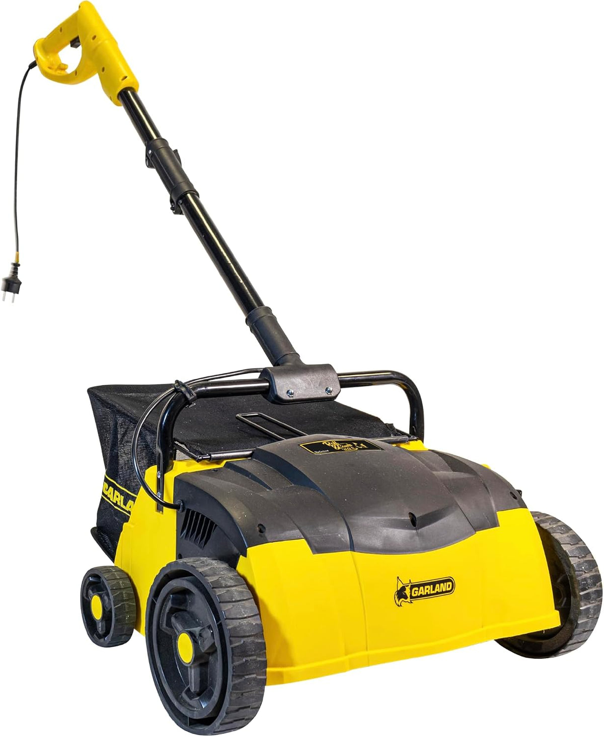 GARLAND 302E-V19 Tosaerba, Elettrica a Spina, 1.400 Watt di Potenza, 32 cm di Larghezza di Lavoro, Sacco di Raccolta da 25 L