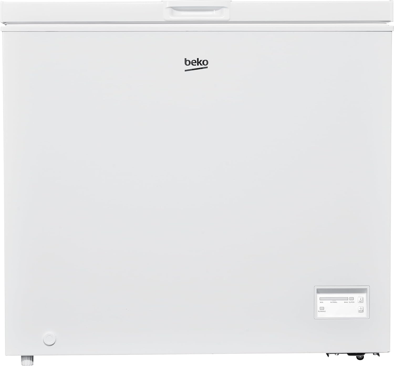 Beko CF200EWN Congelatore a pozzetto, Congelatore Orizzontale Statico, Controllo Elettronico, Volume Totale Netto 198 L, Bianco