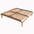 Comprarredo Doghe letto, rete letto con doghe flessibili curve, regolatori di portanza e rigidità e 5 piedi di cui uno centrale
