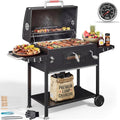 Devoko Barbecue a carbone, Barbecue Carbonella XXL, BBQ, Termometro, Barbecue Portatile per Giardino, Campeggio, Esterno, Pinza da Cucina