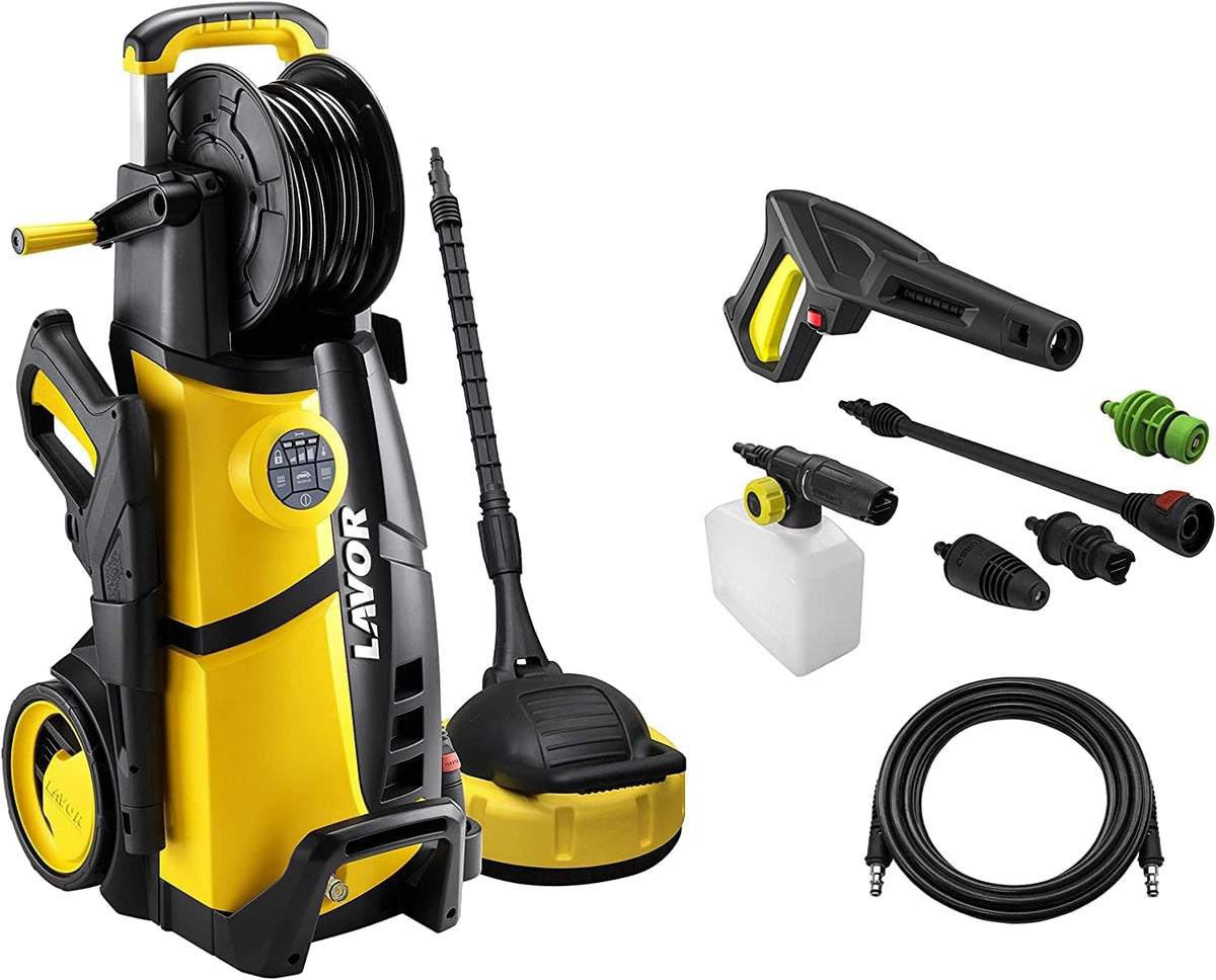 Idropulitrice, Plus 160 DIGIT con Sistema di Controllo Digitale e Programmi di Lavaggio, Pressione massima 160 bar, Motore 2500 Watt, Lavor LVR4