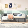 Divano, letto estraibile 90, tessuto in velluto delicato sulla pelle, 180 x 200 cm, letto matrimoniale, singolo con estraibile, KeepGoon