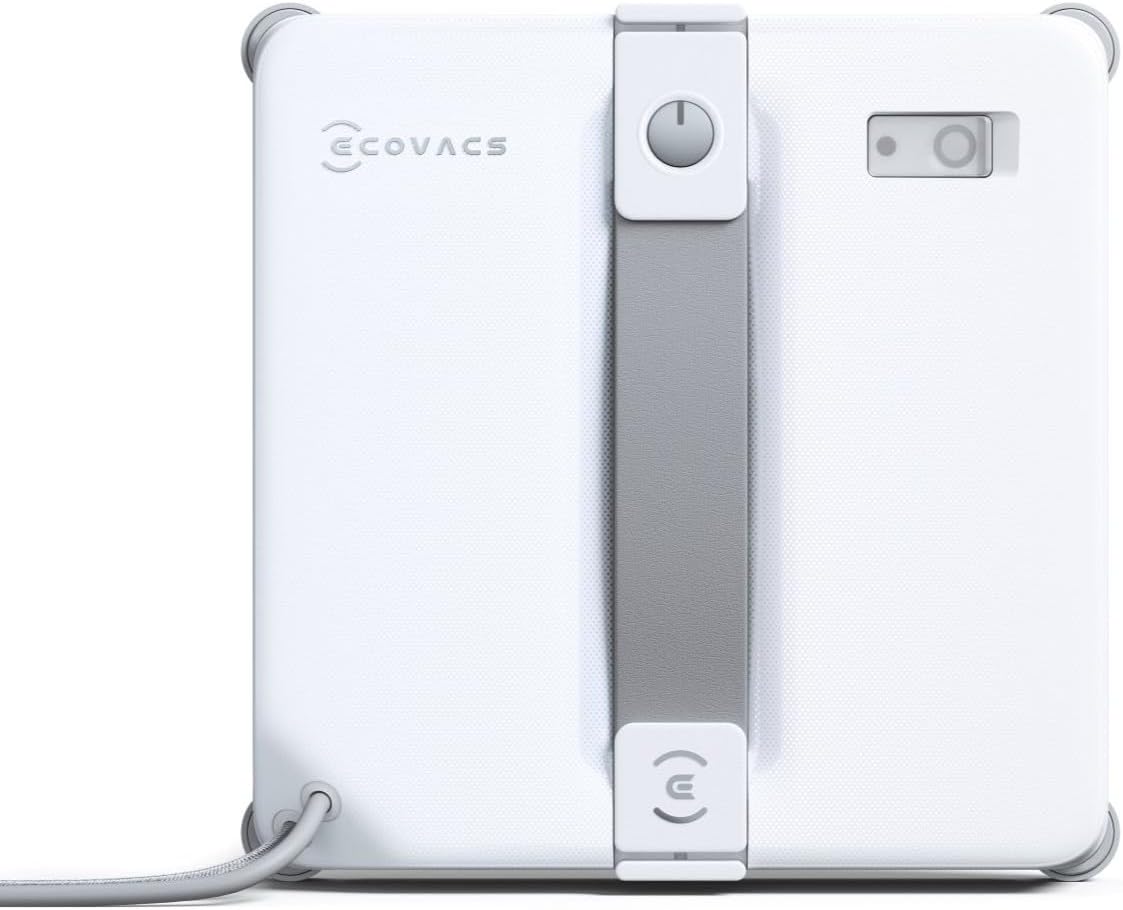 ECOVACS Aspiratori per finestre, WINBOT Mini 2 Robot Lavavetri, 6 Modalità App, Spazzole Angolari & Spruzzo a Ultrasuoni, Navigazione Intelligente