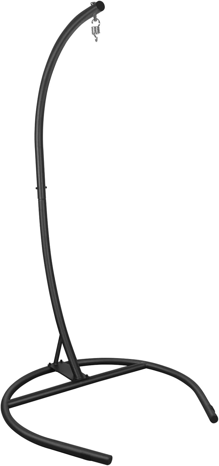 RemixOri Sedia sospesa, Patio, Carico Massimo 150 kg, Supporto per Sedia a Uovo Sospeso, per Interni, Giardino