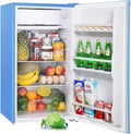 Mini frigorifero, Frigorifero Piccolo 91 L, Frigorifero Monoporta con Fresh Zone, Controllo della Temperatura, Silenzioso, Dormitorio, Upstreman BR321