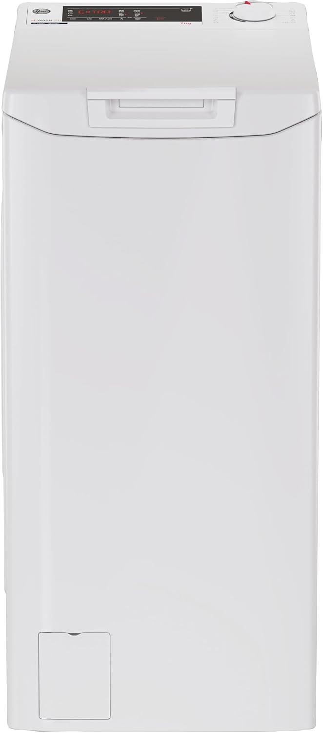 Lavatrice, 1200 Giri, 16 programmi, Libera Installazione, Carica dall'Alto, Classe C, App hOn, Intelligenza Artificiale, Vapore, Hoover THOSQ275D3-S