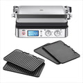 Bistecchiere, MultiGrill9 Griglia Elettrica a Controllo Elettronico con 2 Termostati Indipendenti, Funzione BOOST, Braun CG9043