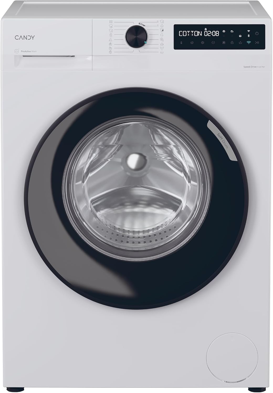 Lavatrice, Bianco - BR, Classe A-10%, 1400 giri, 16 programmi, Connessa, Cicli Rapidi, CANDY 48B6-S