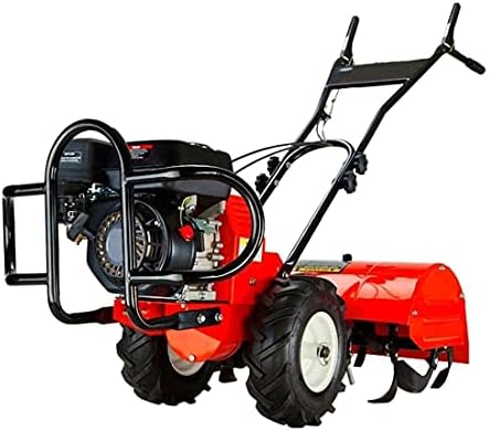GrecoShop C-T202 Motozappe, Motozappa, Trattore, Motocoltivatore 4 tempi a benzina con retromarcia 212cc 6,5HP