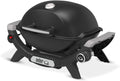Weber 1100N Barbecue elettrici, 1 bruciatore, Q barbecue a gas, barbecue portatile, coperchio e corpo in alluminio pressofuso - Nero (1501925)