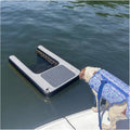 Rampe, Rampa gonfiabile pieghevole per cani con pompa, parco acquatico e uso oceanico, borsa portaoggetti e kit di riparazione per piscina, Generic