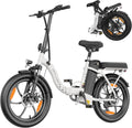 Biciclette elettriche pieghevoli, Freni a Disco 20x3.0 Fat Tire Urban Electric Bike, 47 Nm 7 Velocità, ZAZAWORK