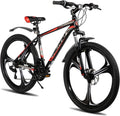 Mountain Bike, Nero e Rosso, Nero e Blu, Bianco, Hiland 26 Pollici per Adulto 3, Arancio, HH HILAND