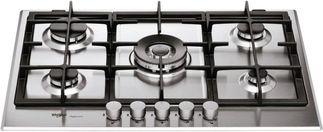 Piano cottura, GMR 7522, IXL Acciaio inossidabile Incasso Gas, Whirlpool