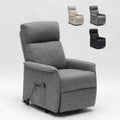 Produce Shop Poltrone relax et chaise longue, Poltrona Relax Elettrica con Sistema Alzapersona per Anziani Giorgia FX - Grigio