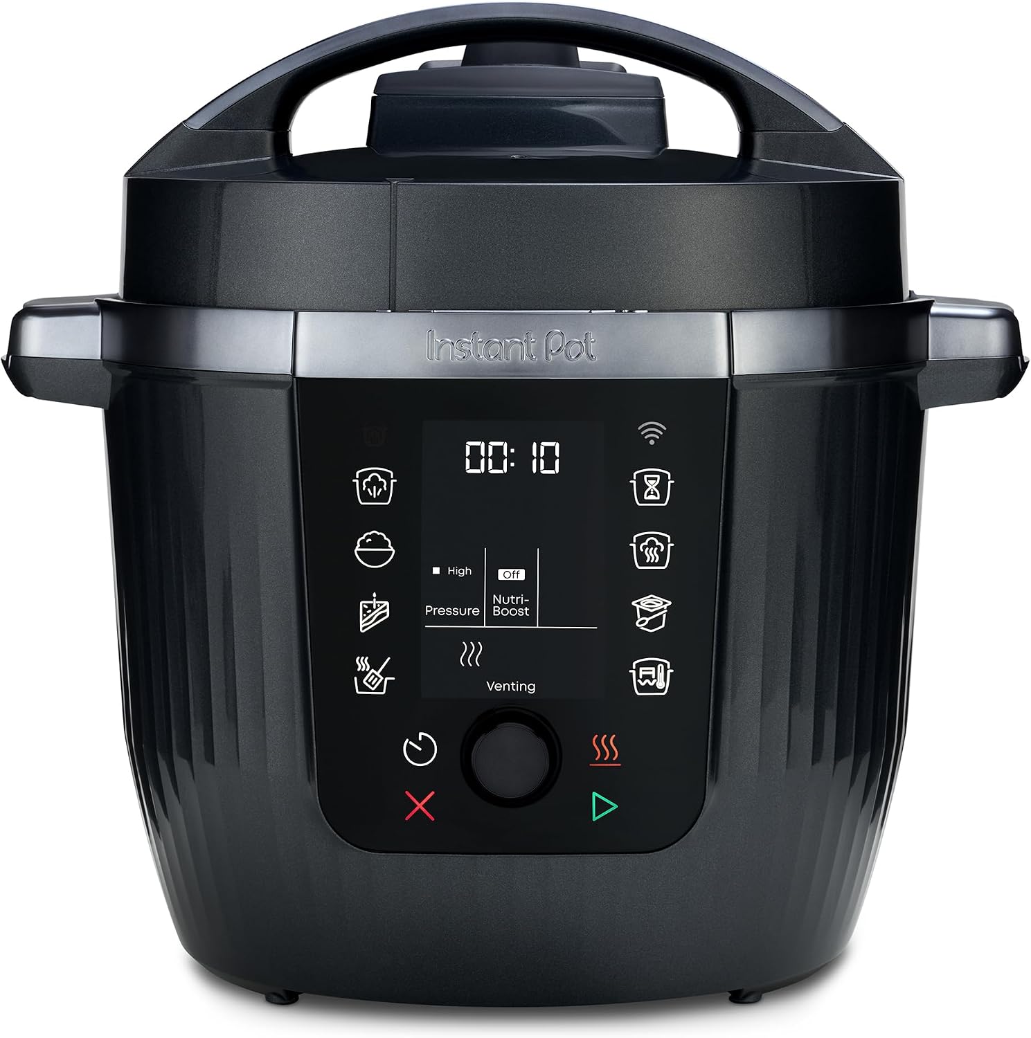 Multi-Cooker, cuociriso, cottura lenta, rosola, prepara yogurt, scalda, cuoce a vapore, sous vide, forno, funzione NutriBoost, Instant Pot