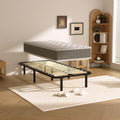 DEWINNER Materassi, Letto Completo, Facile da montare, Ortopedico, Antiacaro, Letto Singolo, 13 doghe, Grigio